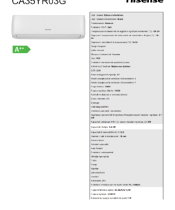 Alternative view of Hisense CA35YR03G-Easy Smart