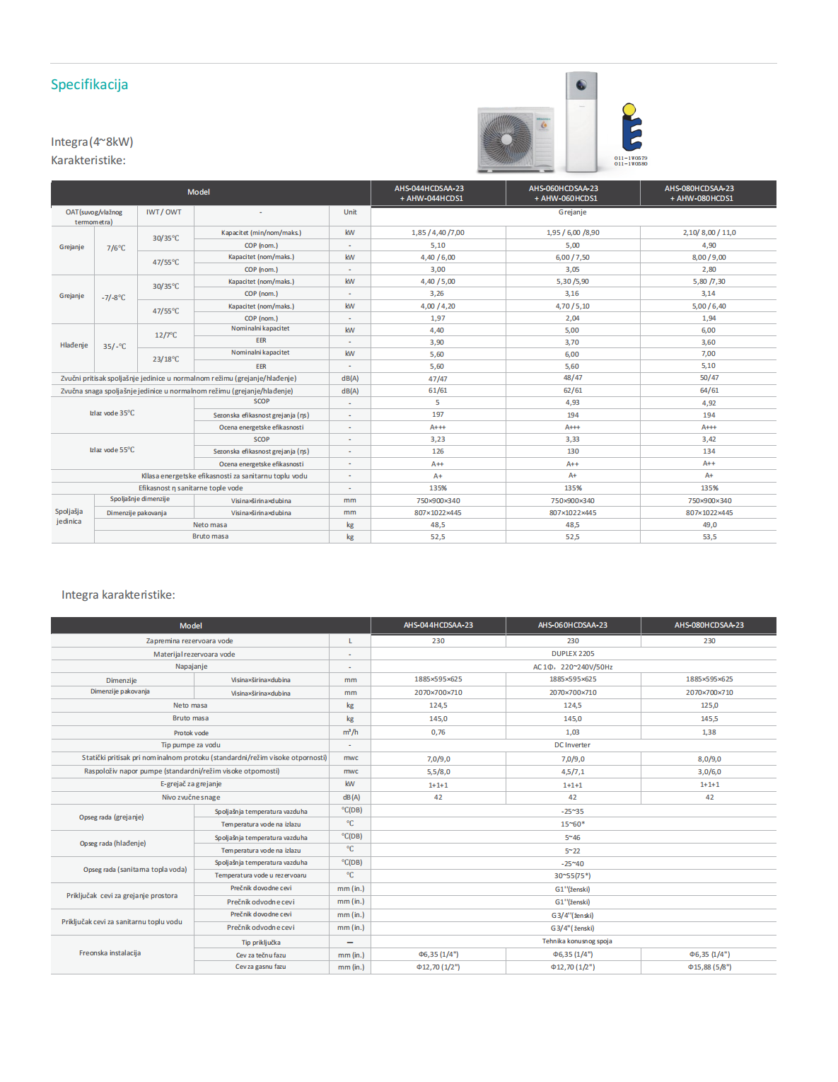 ТОПЛИНСКА ПУМПА HISENSE INTEGRA 8KW - Image 3